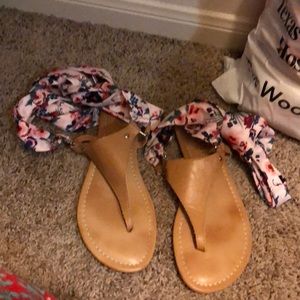Floral strap Sandals